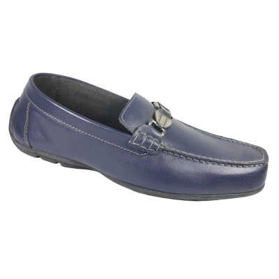 Calzado Casual de Cuero para Hombre R&oacute;mulo Ref 9315 Azul | Calzado C&oacute;modo y Ergon&oacute;mico | Tus Pasos Bogot&aacute;